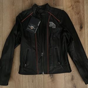 *NWT* Harley-Davidson Genuine Leather Riding Jacket
